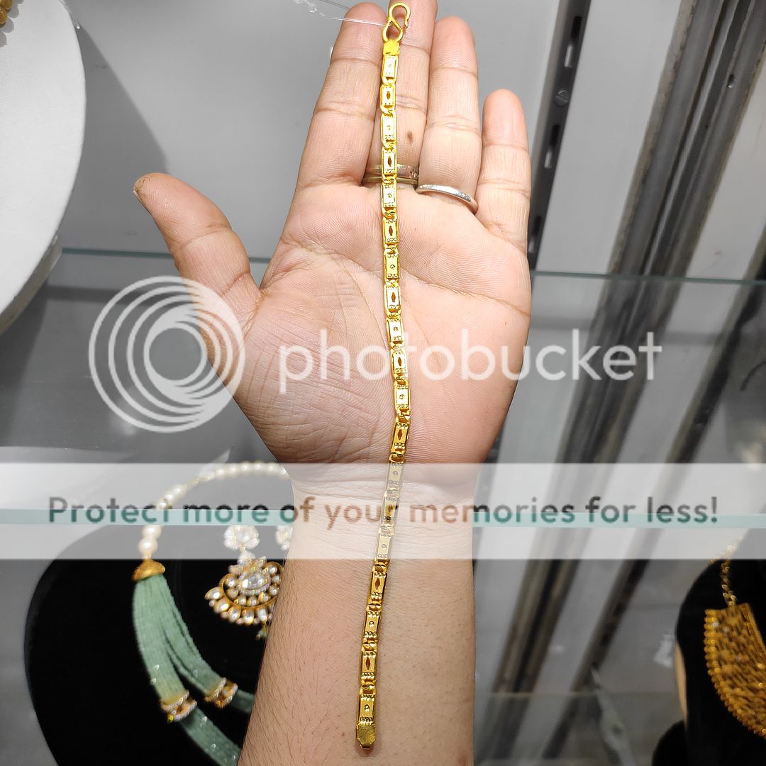 200 Milligram Gold Forming Bracelet By Chokerset WAB640