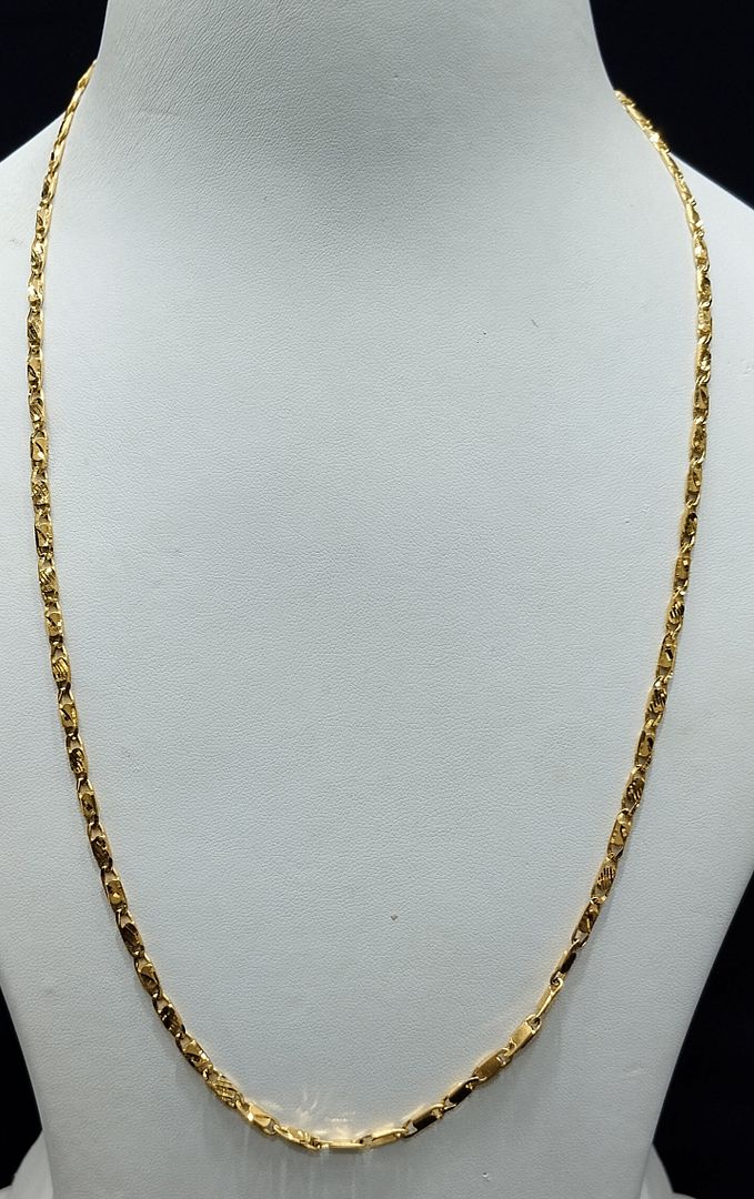 24 Size 200 Mg. Gold Forming Chain By Chokerset CHAIN823