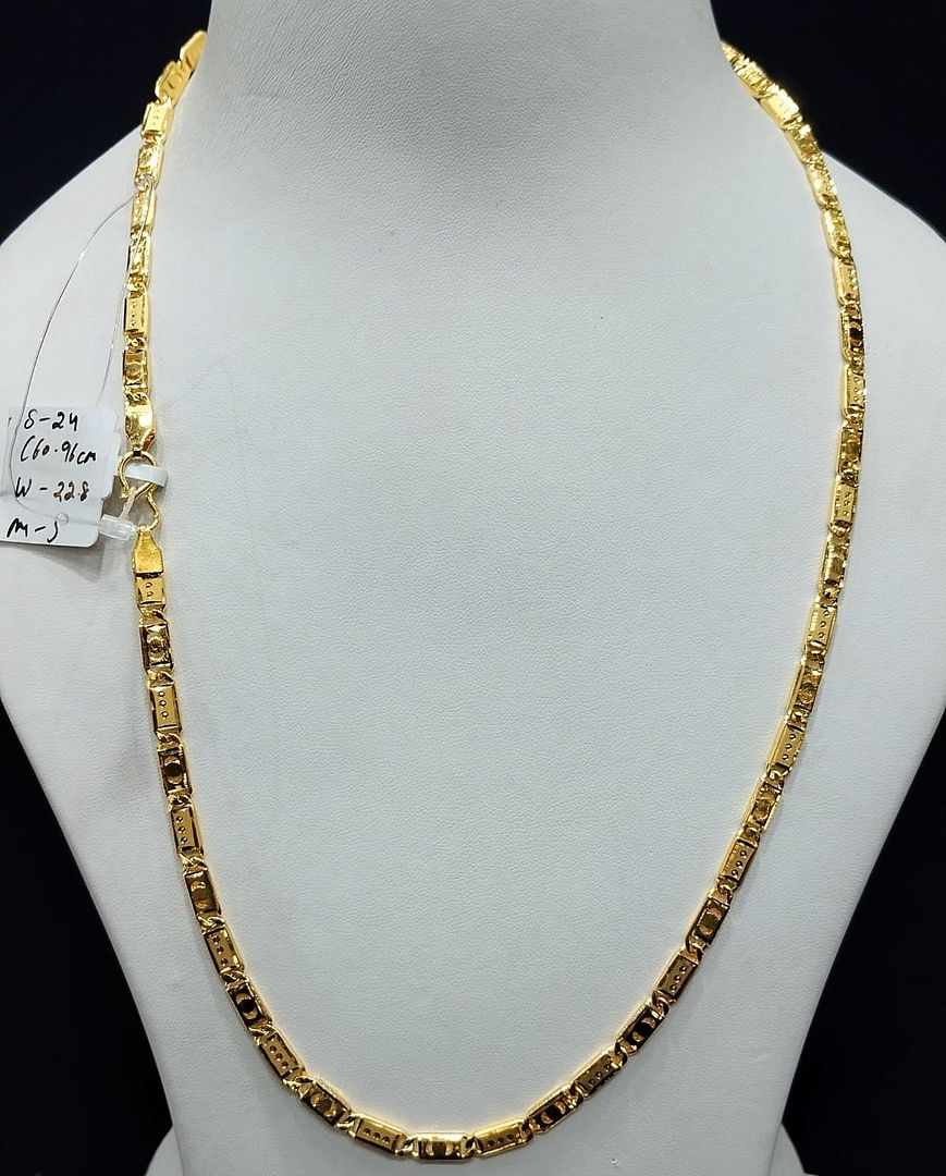 24 Size 300 Milligram Gold Forming Chain By Chokerset CSCH9503