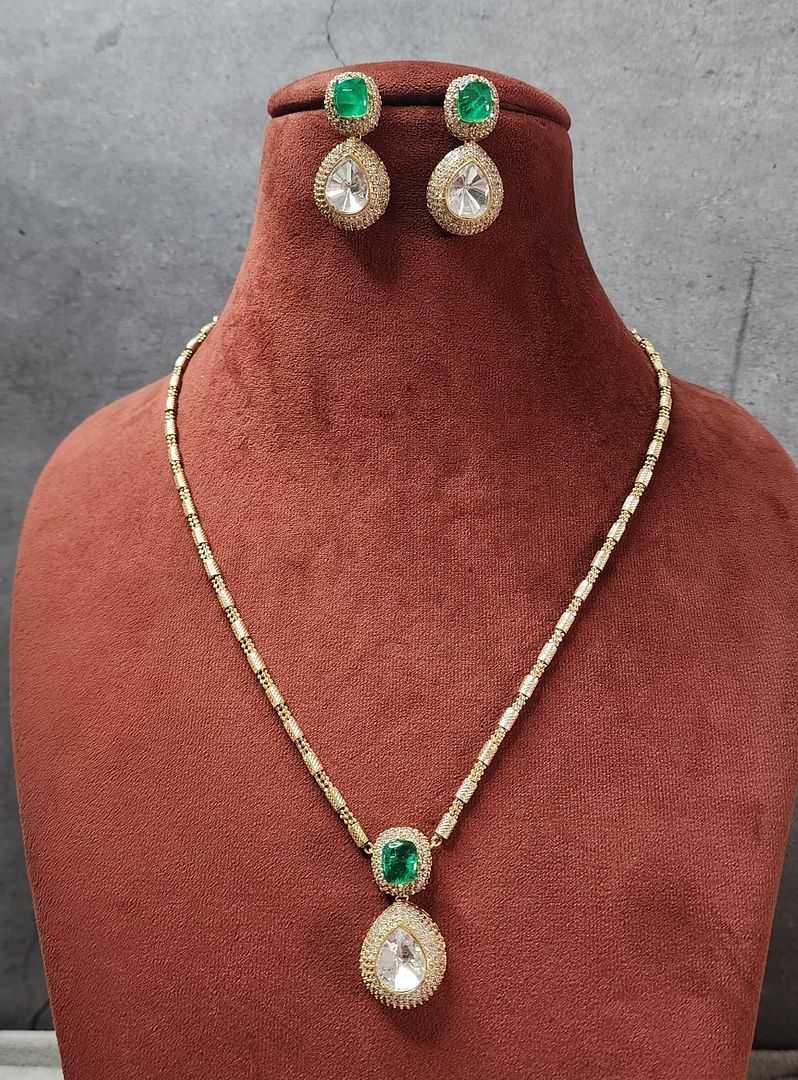 Polki Antique Necklace By Chokerset CSNS6899