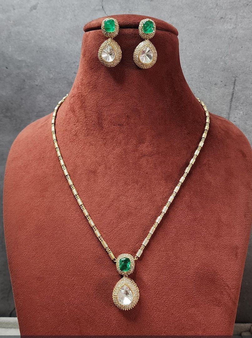 Fine Polki Kundan Antique Set By Chokerset APS960