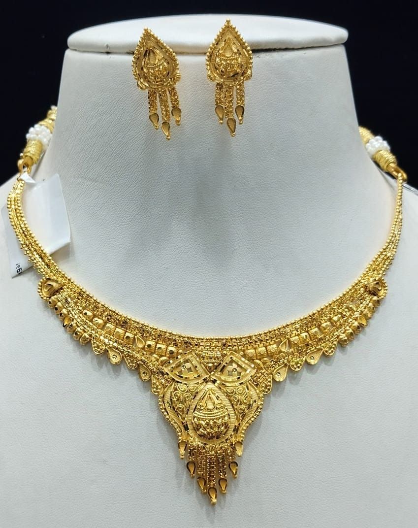Gold Forming Jewellery Sets By Chokerset CSGF3567