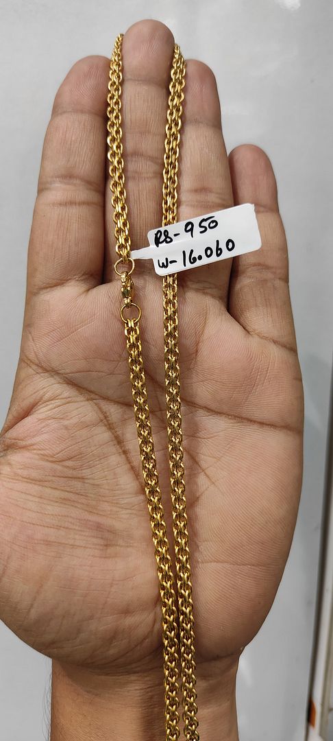 23 Size 25 Mg. Gold Forming Chain By Chokerset CHAIN9204