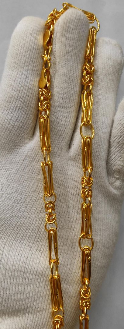 19 Size 25 Mg. Gold Forming Chain By Chokerset CHAIN9136