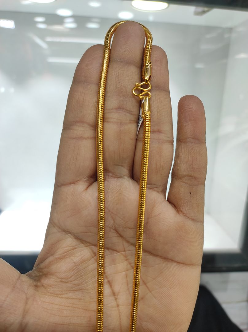 25 Milligram Gold Forming Chain By Chokerset WAC717