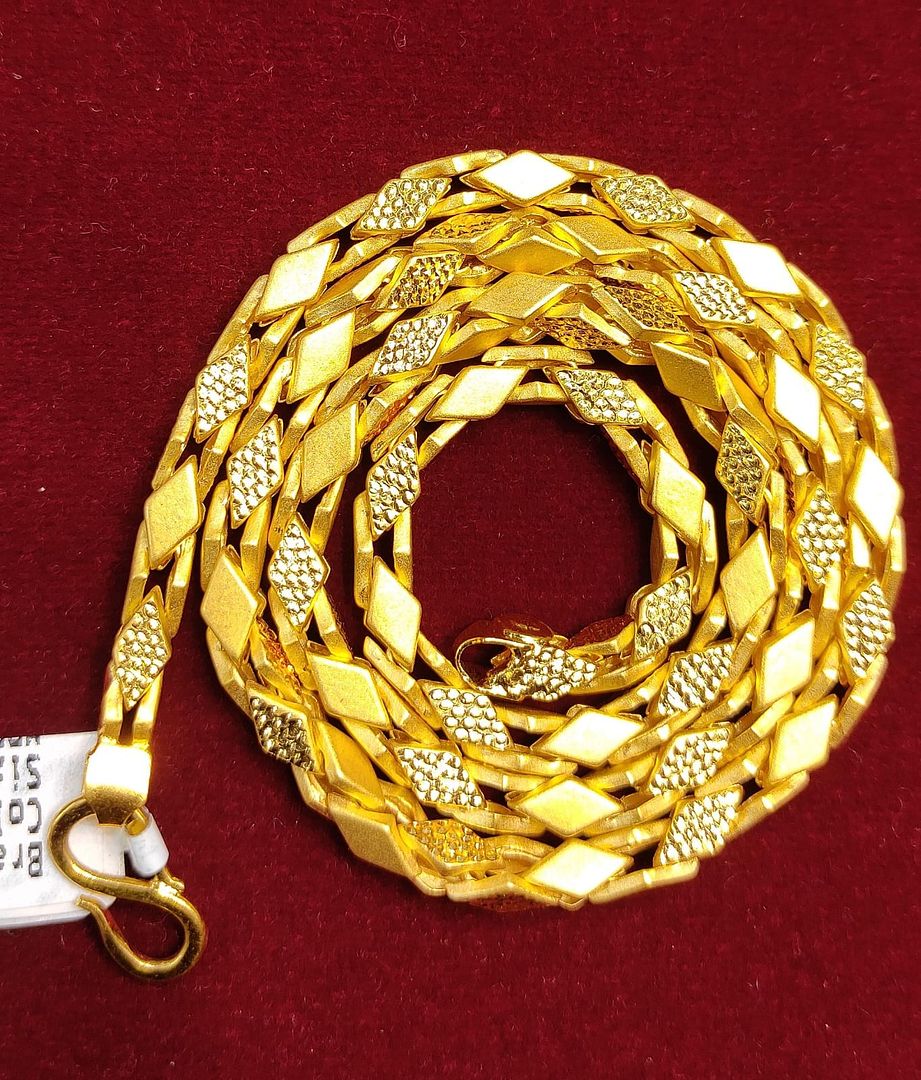 19 Size 300 Mg.1 Gram 24 kt Gold Forming Concept Chains By Chokerset CSCHAIN1053