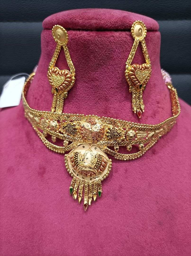 Gold Forming Jewellery Sets By Chokerset CSGF3530