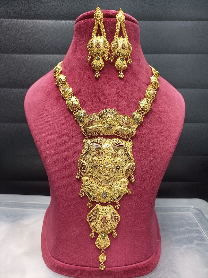 Gold Forming Necklace By Chokerset NECK4724