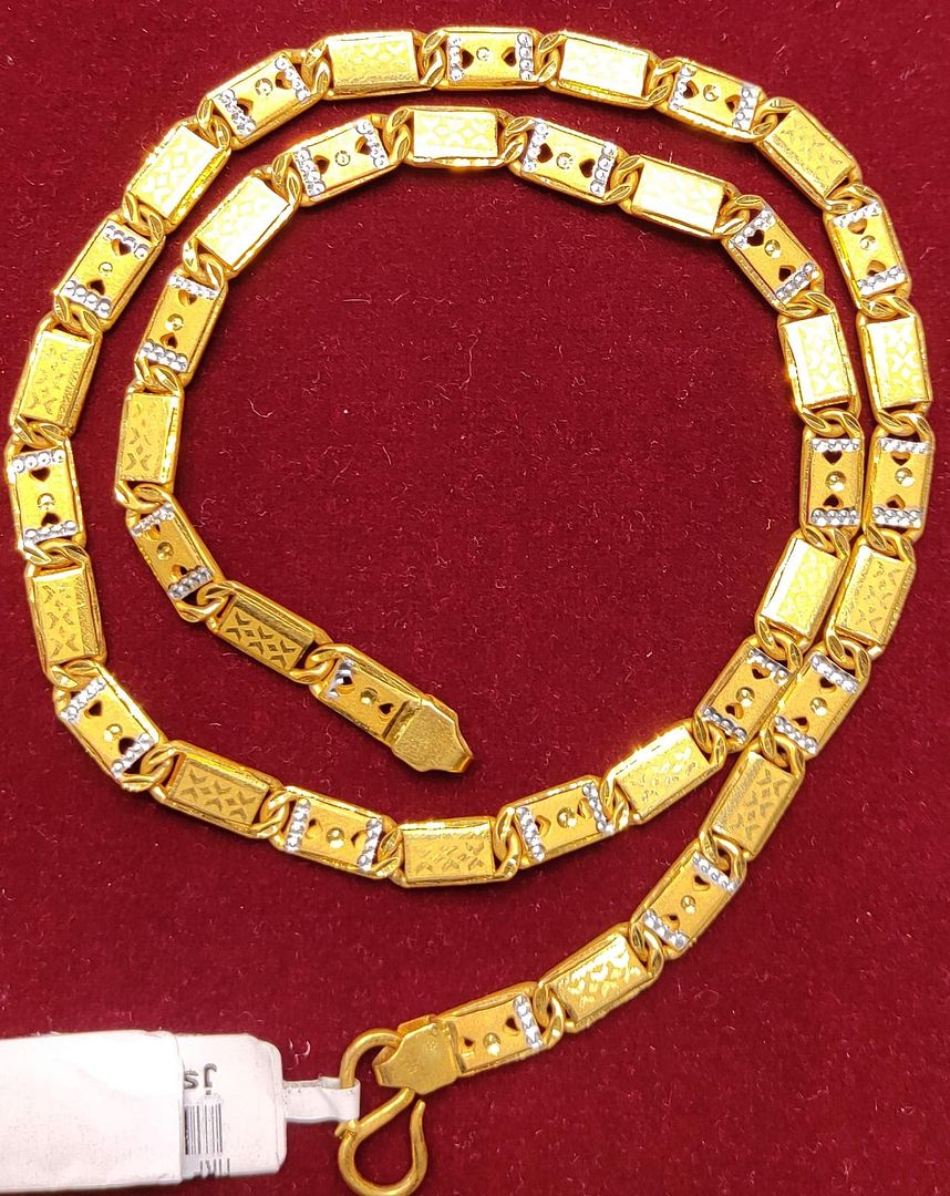 20 Size 200 Mg.1 Gram 24 kt Gold Forming Concept Chains By Chokerset CSCHAIN1072