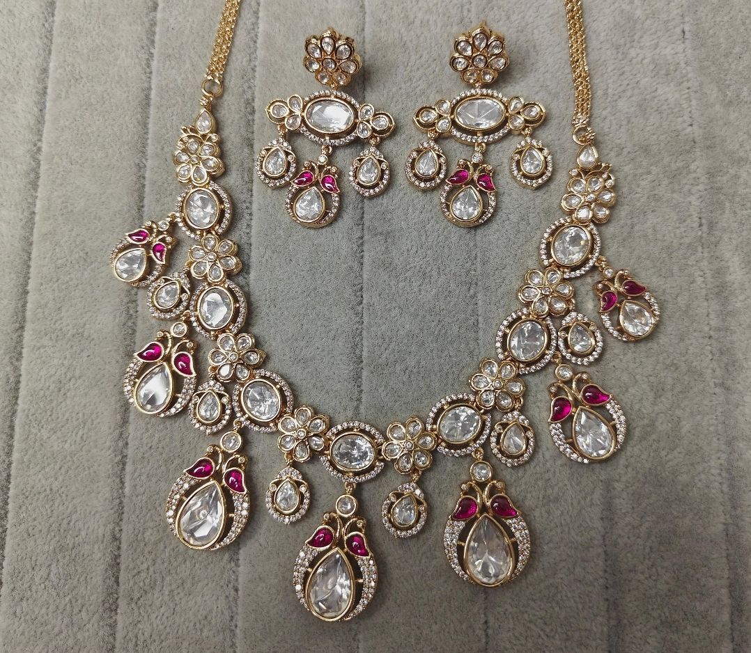 Polki Antique Necklace By Chokerset CSNS6912
