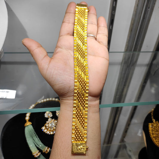 200 Milligram Gold Forming Bracelet By Chokerset WAB618