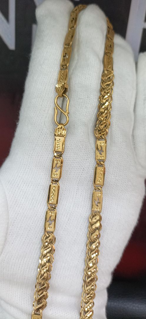 20 Size 100 Mg. Gold Forming Chain By Chokerset CHAIN9177