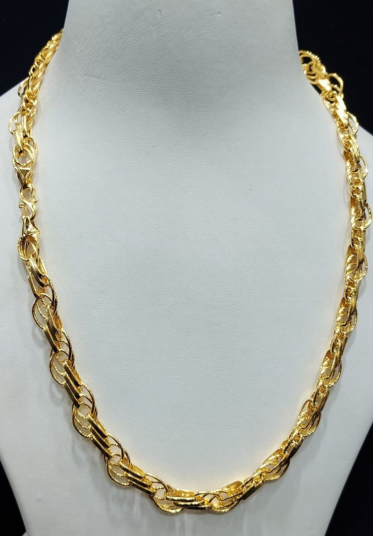 22 Size 300 Milligram Gold Forming Chain By Chokerset CSCH9518