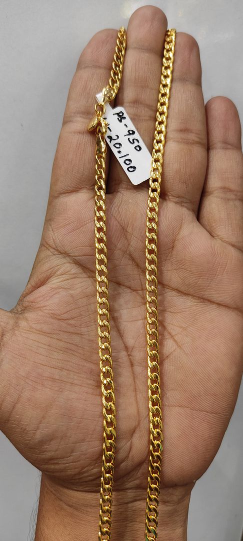 23 Size 25 Mg. Gold Forming Chain By Chokerset CHAIN9205