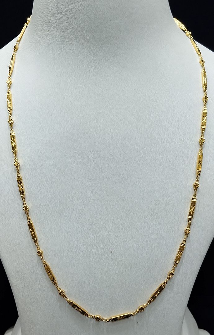 24 Size 100 Mg. Gold Forming Chain By Chokerset CHAIN854