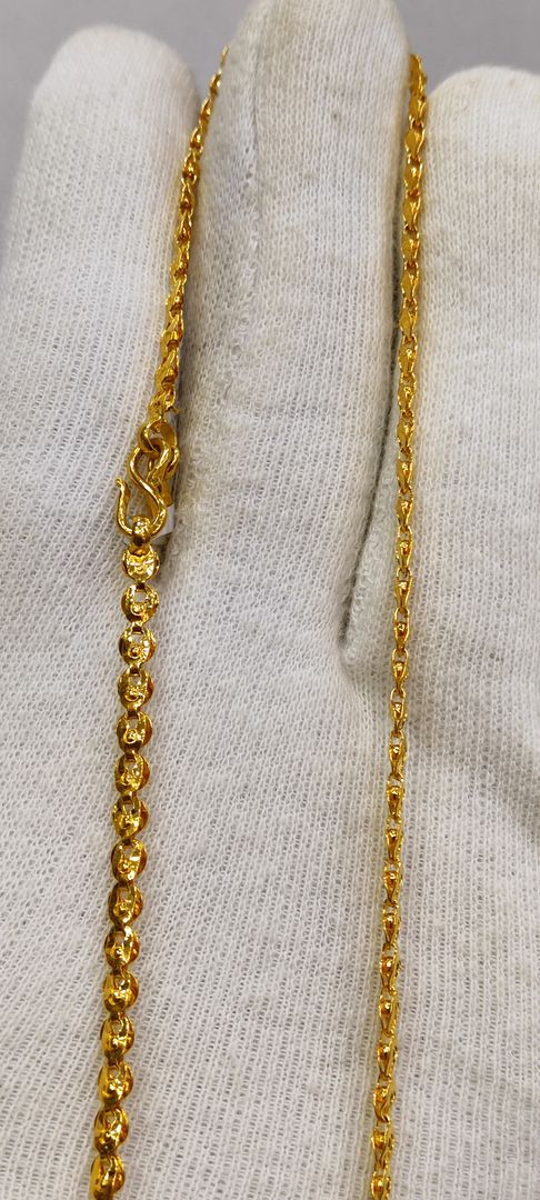 23 Size 100 Mg. Gold Forming Chain By Chokerset CHAIN9167