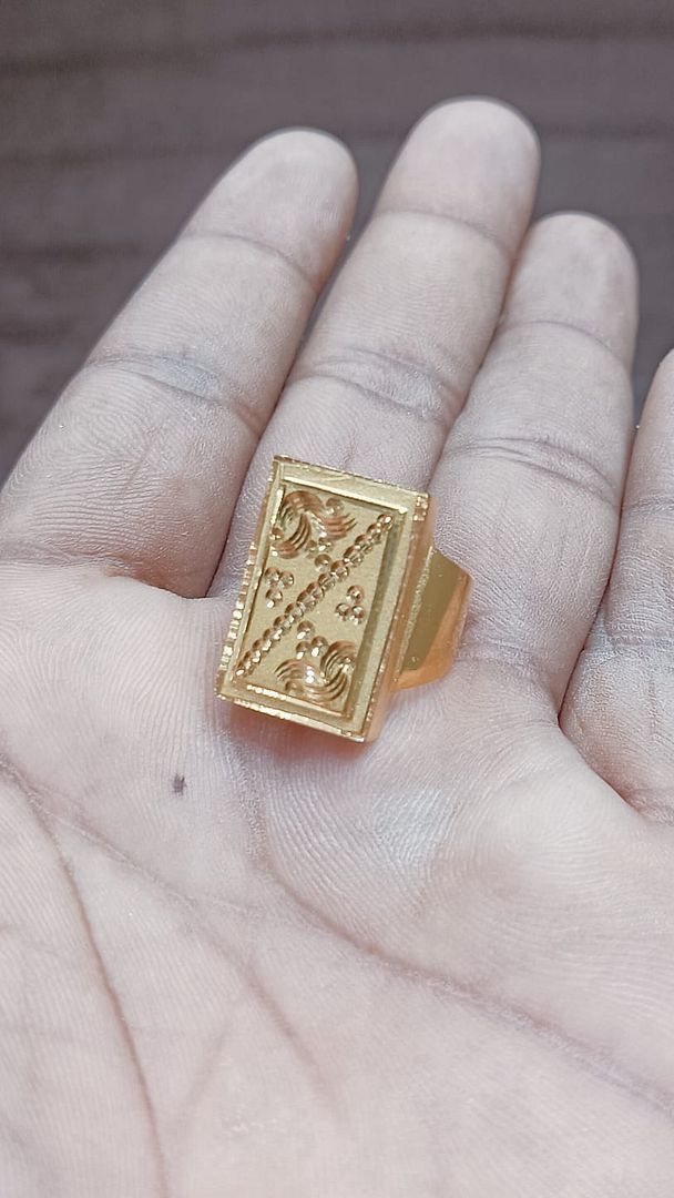 Ring Size 21 By Chokerset In Gold Forming GFGR6759