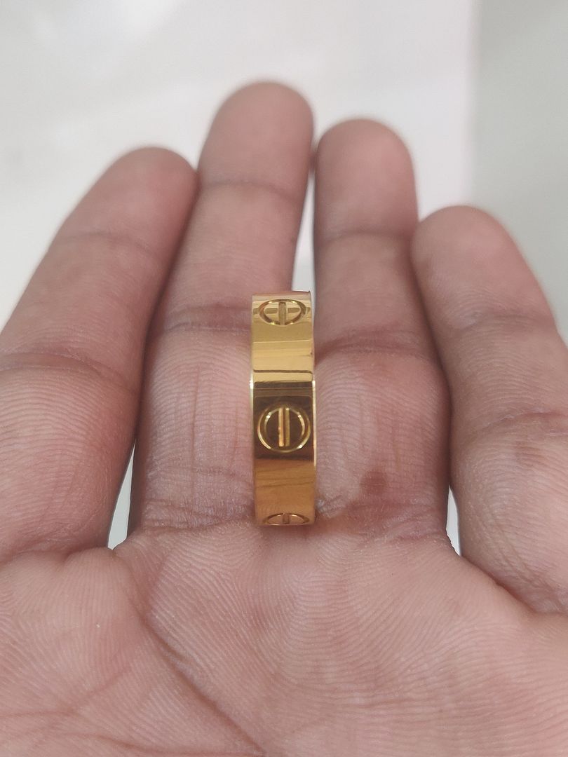 Ring Size 22 By Chokerset In Gold Forming GFGR6737