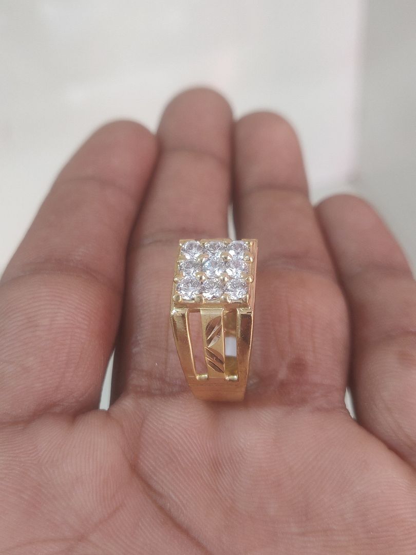 Ring Size 22 By Chokerset In Gold Forming GFGR6820