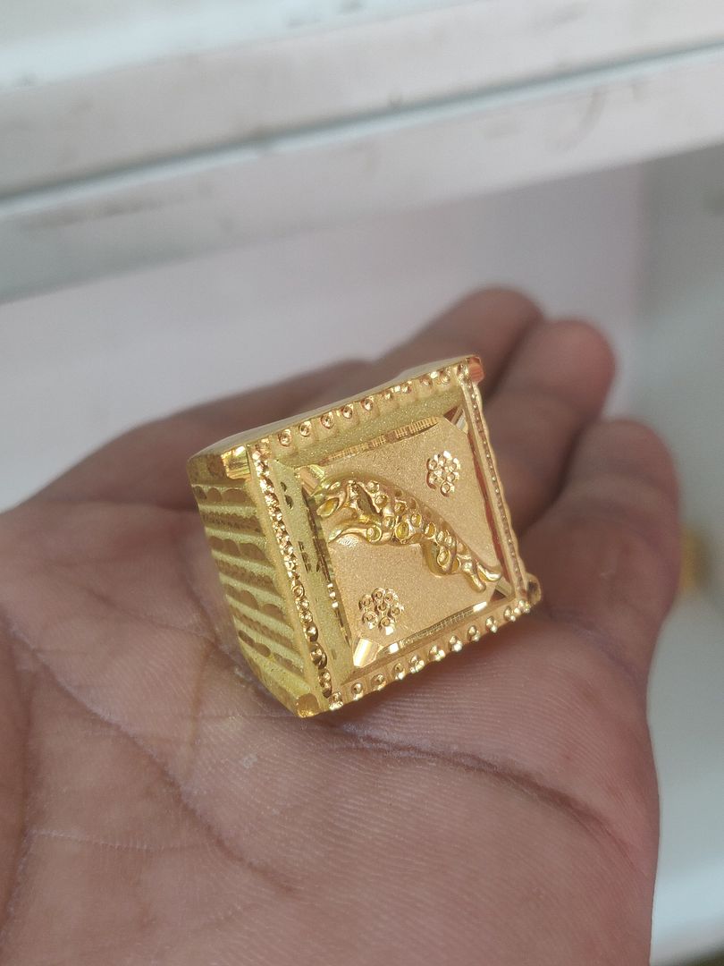 Ring Size 22 By Chokerset In Gold Forming GFGR6805