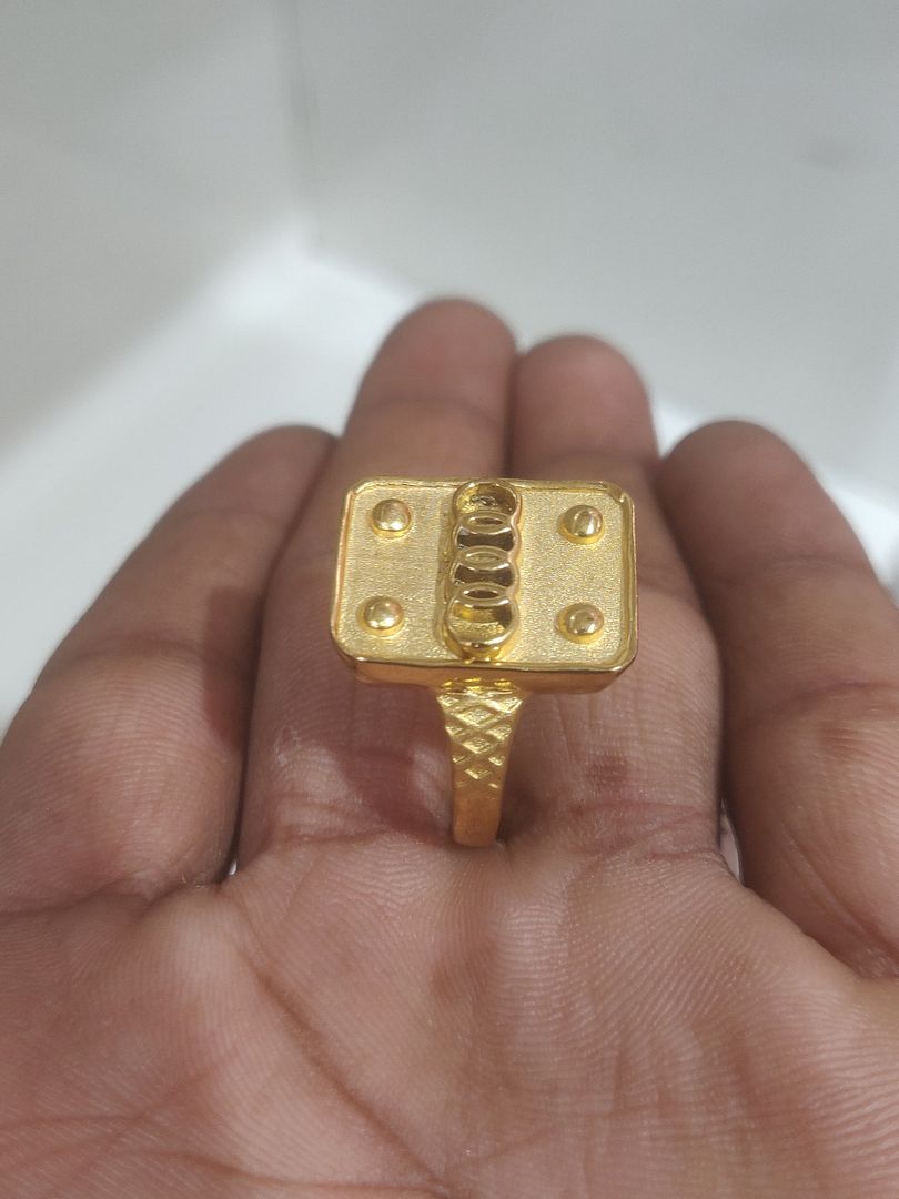 Ring Size 23 By Chokerset In Gold Forming GFGR6673