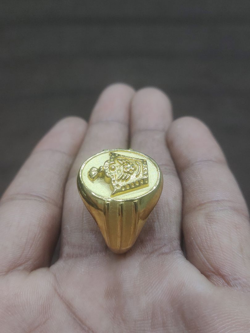 Ring Size 25 By Chokerset In Gold Forming GFGR6891