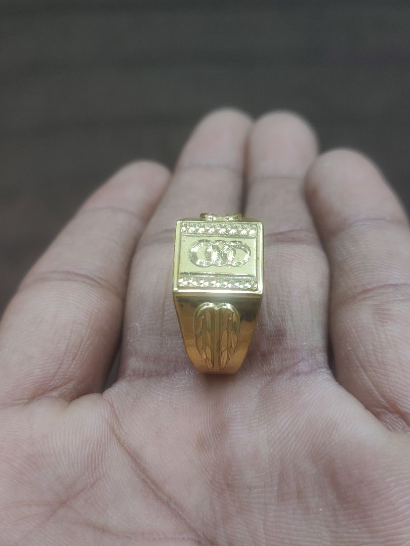 Ring Size 25 By Chokerset In Gold Forming GFGR6918