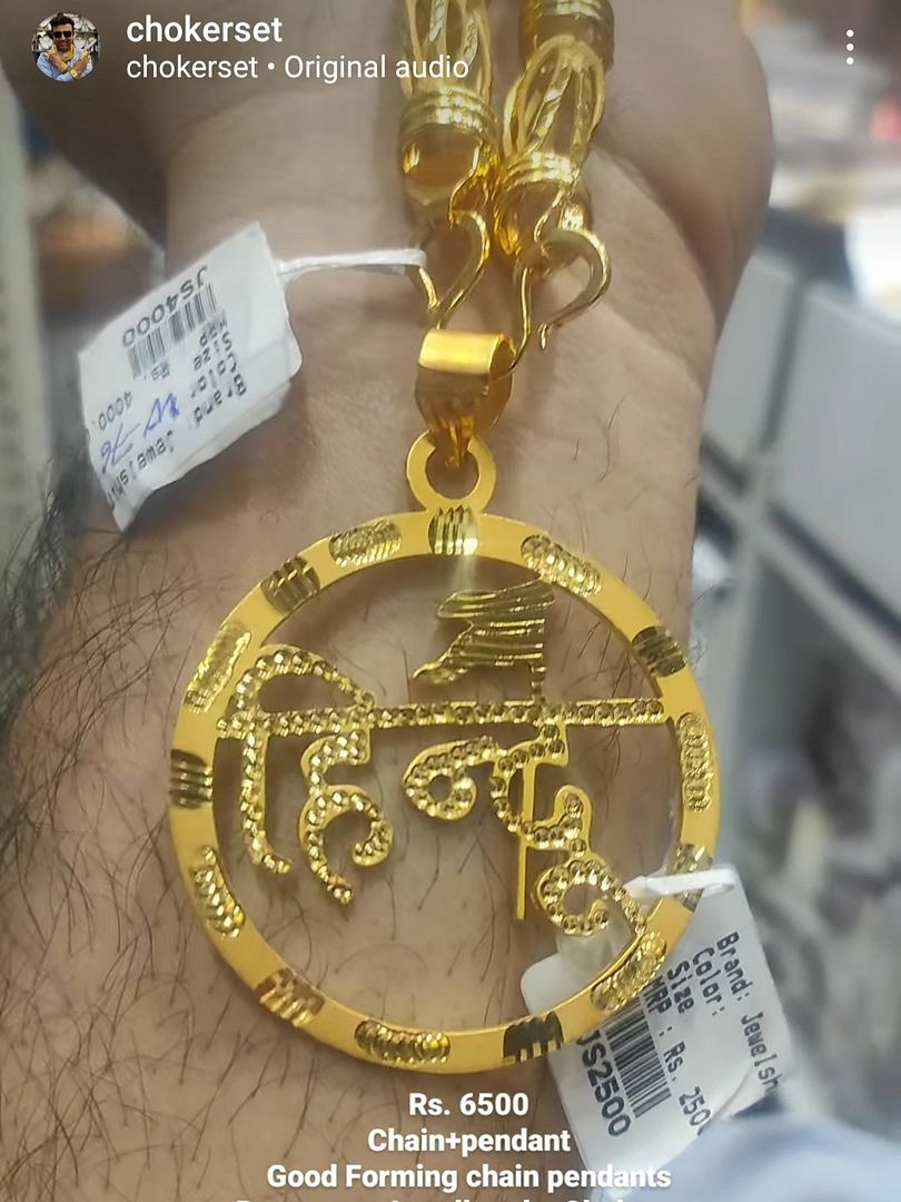 Chain Pendant By Chokerset CHO80018