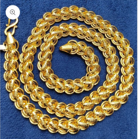 22 Size 400 Mg.1 Gram 24 kt Gold Forming Concept Chains By Chokerset CSCHAIN1076