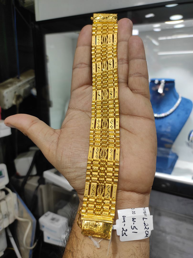 200 Milligram Gold Forming Bracelet By Chokerset WAB505