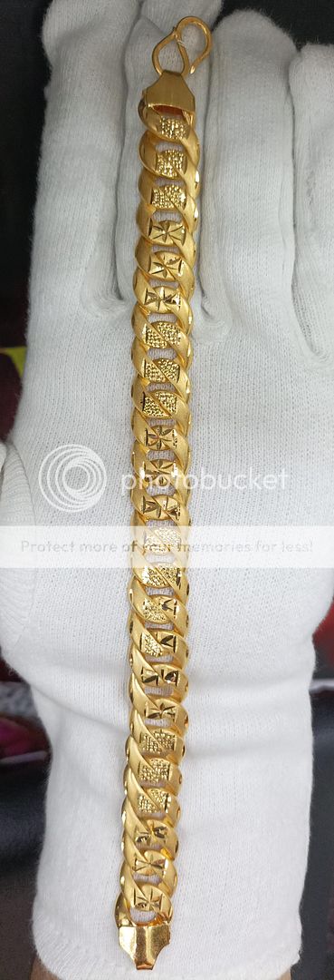 8 Size 200 Mg. Gold Forming Bracelet By Chokerset BRACE357