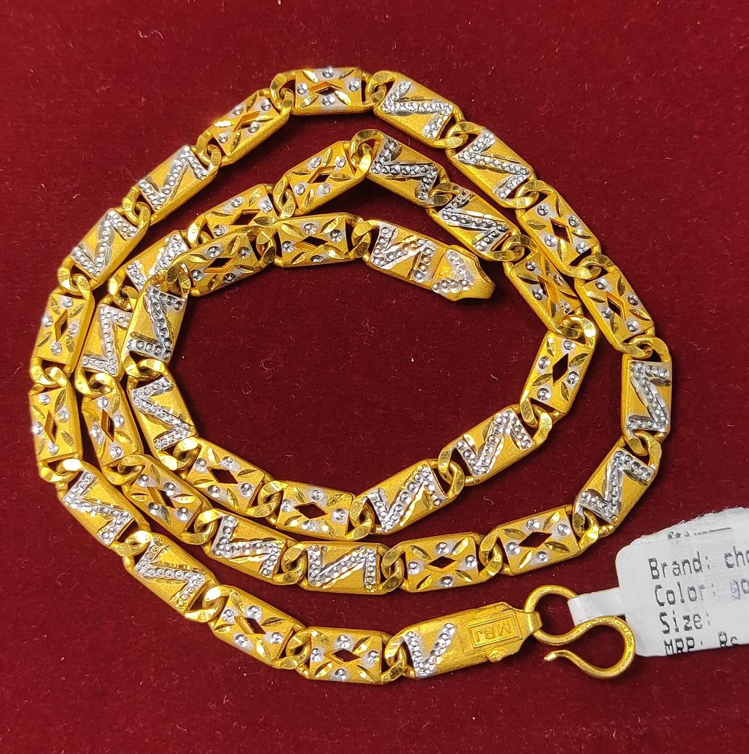 20 Size 200 Mg.1 Gram 24 kt Gold Forming Concept Chains By Chokerset CSCHAIN1112