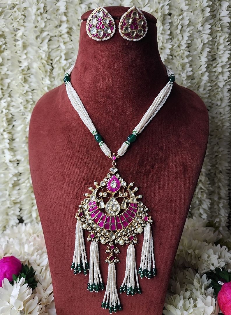 Polki Antique Necklace By Chokerset CSNS6917