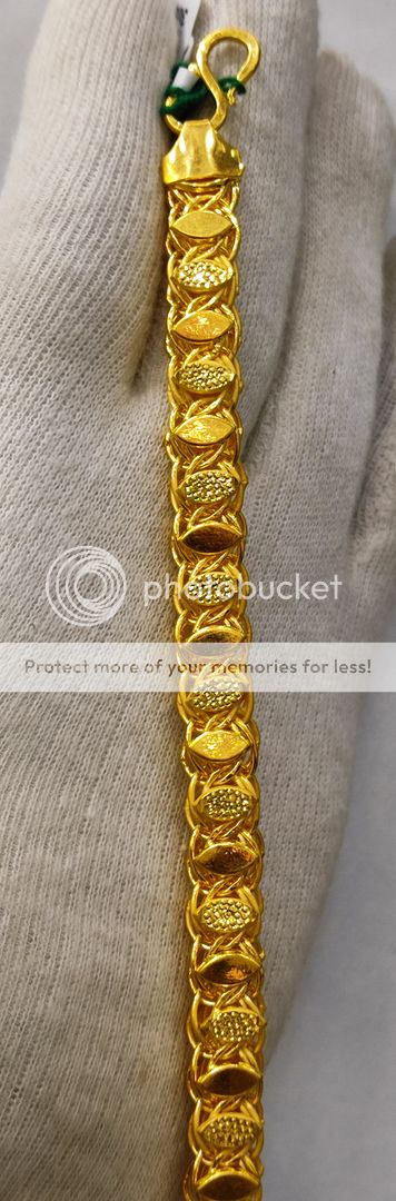 8 Size 300 Mg. Gold Forming Bracelet By Chokerset BRACE369