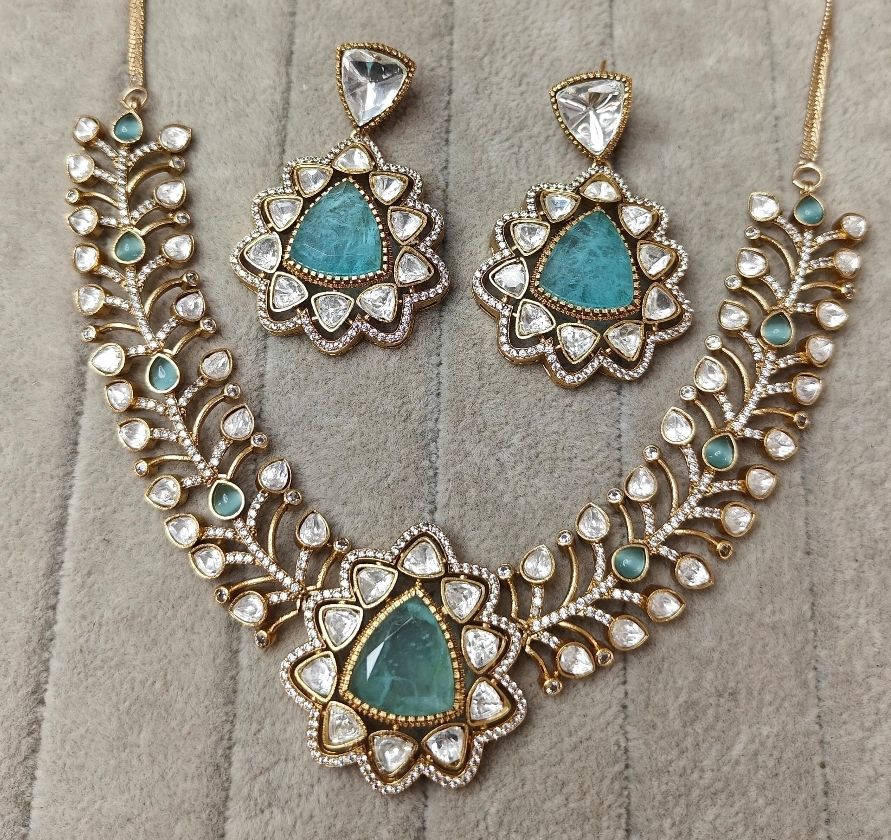 Polki Antique Necklace By Chokerset CSNS6860