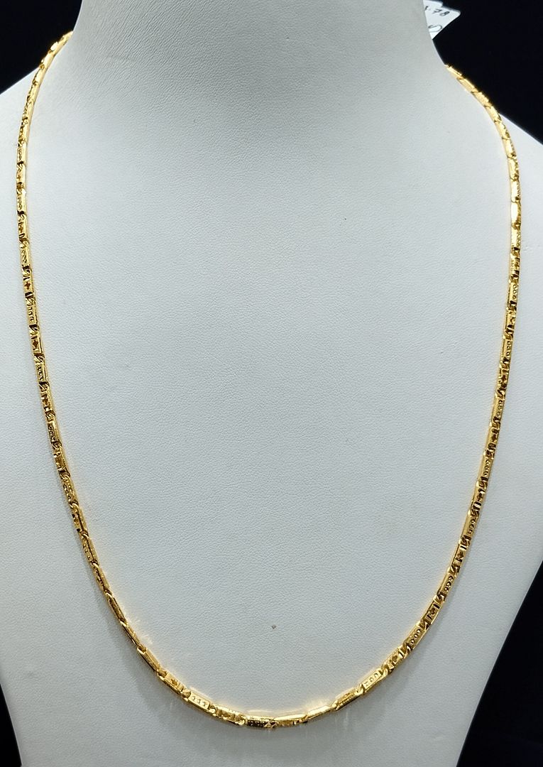 24 Size 100 Mg. Gold Forming Chain By Chokerset CHAIN832
