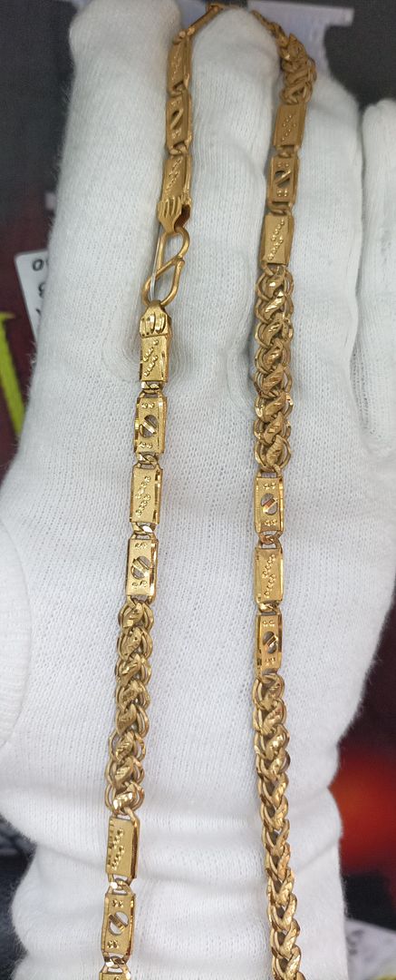 20 Size 100 Mg. Gold Forming Chain By Chokerset CHAIN9176