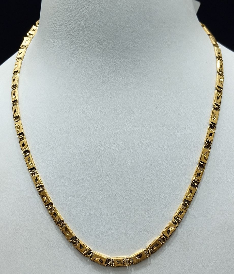20 Size 100 Mg. Gold Forming Chain By Chokerset CHAIN841