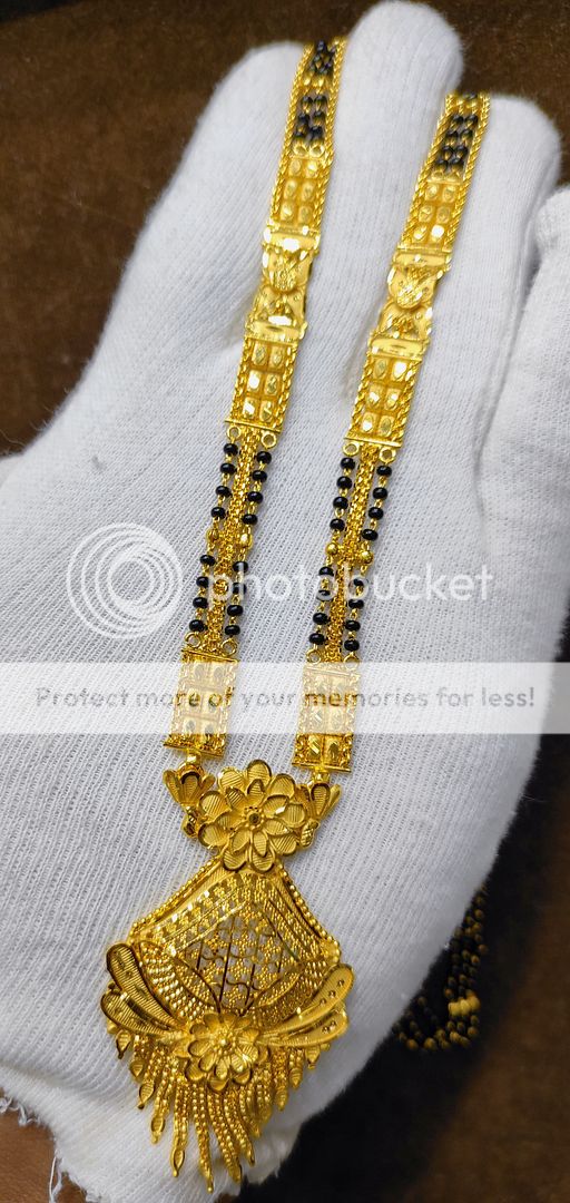 34 Size 200 MG Mangalsutra Gold Forming By Chokerset MANGAL888