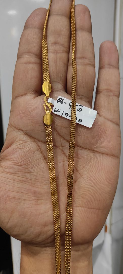20 Size 25 Mg. Gold Forming Chain By Chokerset CHAIN9199