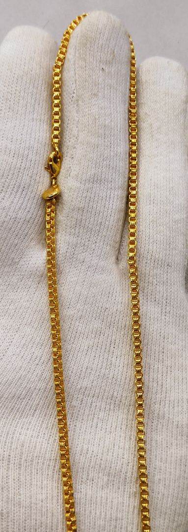 23 Size 25 Mg. Gold Forming Chain By Chokerset CHAIN9154