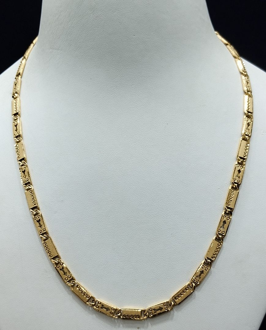 20 Size 100 Mg. Gold Forming Chain By Chokerset CHAIN843