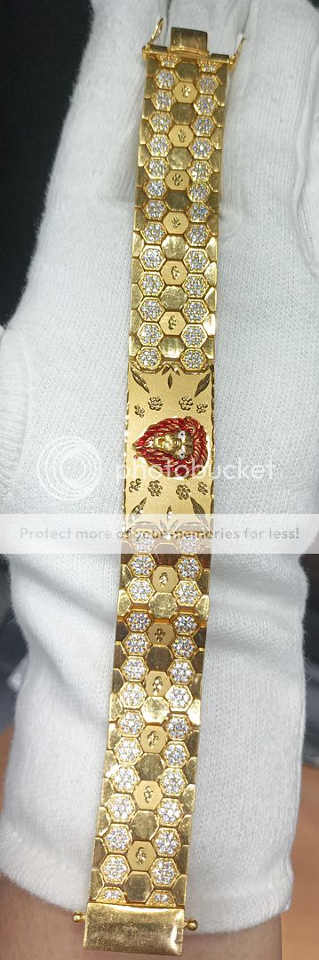 8 Size 200 Mg. Gold Forming Bracelet By Chokerset BRACE362