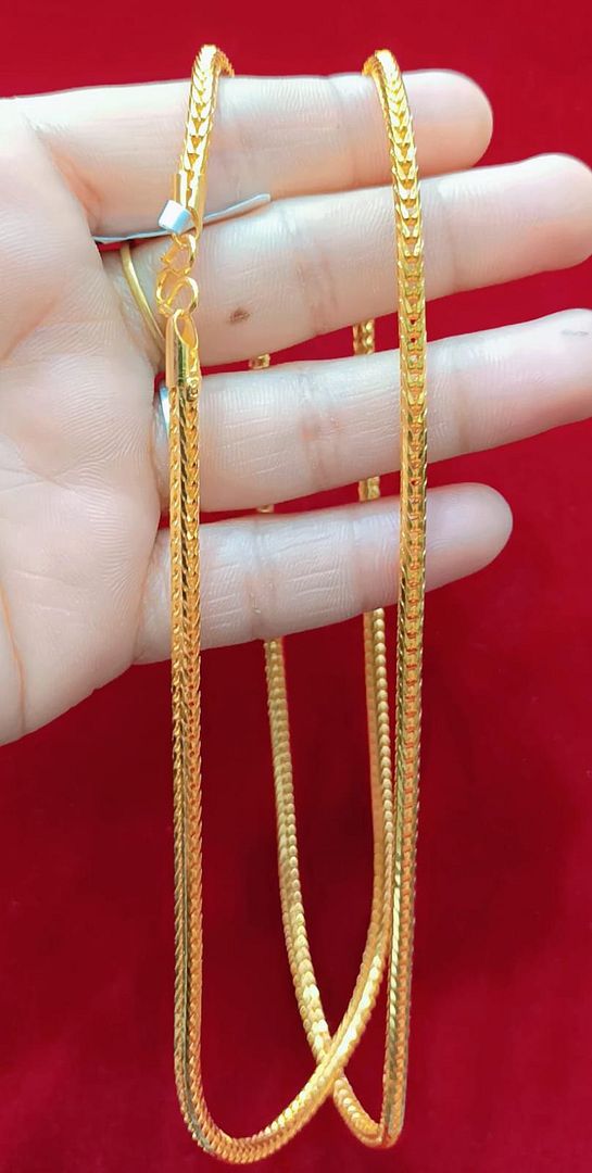 30 Size 100 Mg.1 Gram 24 kt Gold Forming Concept Chains By Chokerset CSCHAIN1133