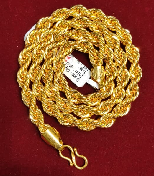 24 Size 200 Mg.1 Gram 24 kt Gold Forming Concept Chains By Chokerset CSCHAIN1069