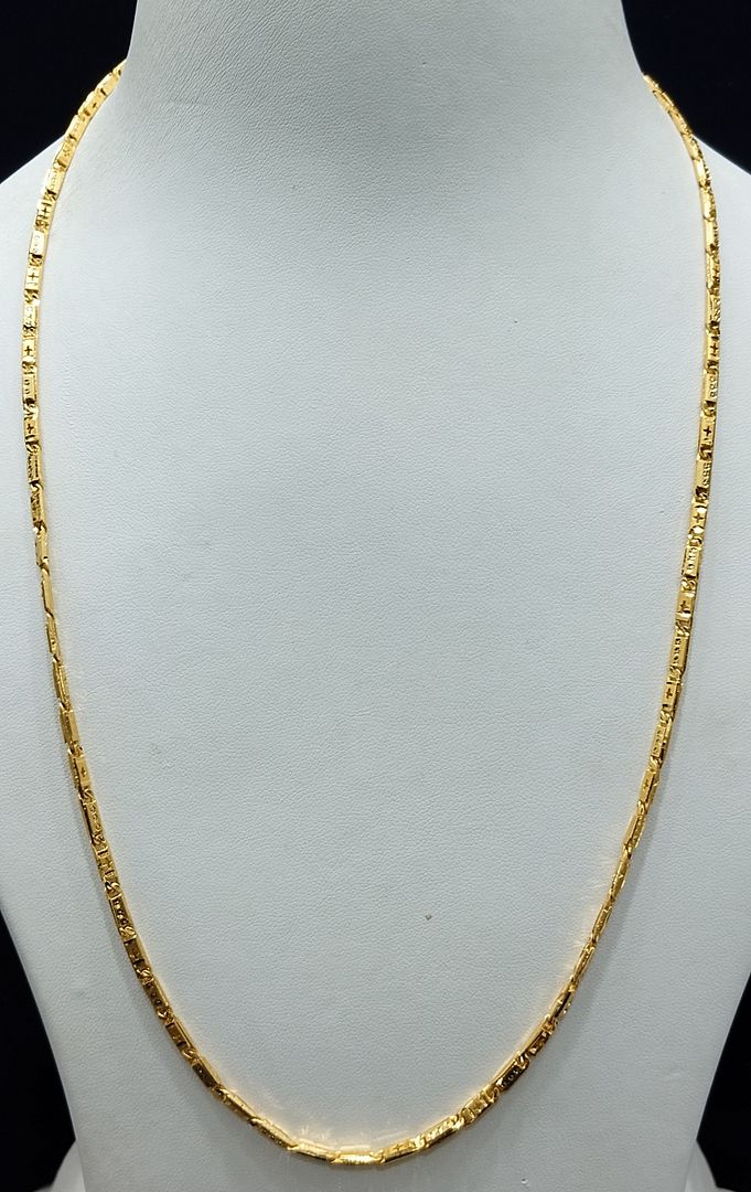 23 Size 100 Mg. Gold Forming Chain By Chokerset CHAIN835