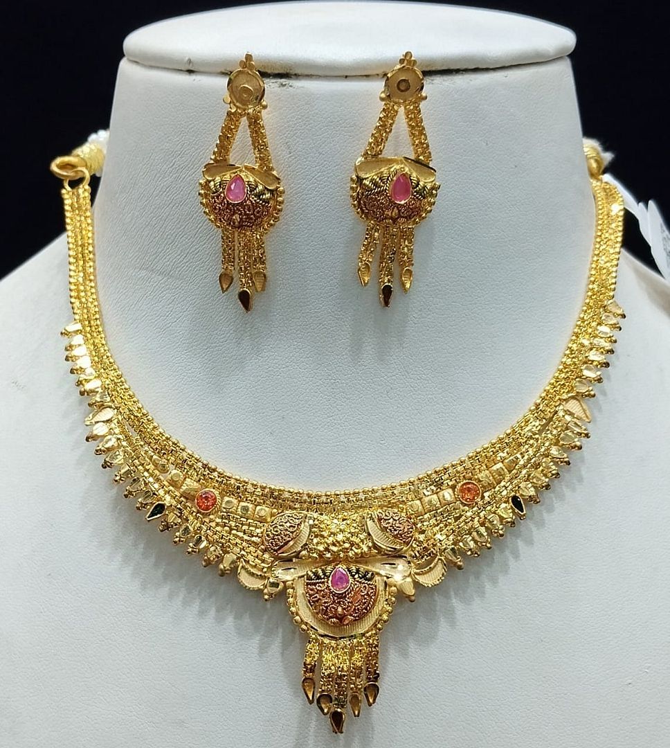Gold Forming Jewellery Sets By Chokerset CSGF3592