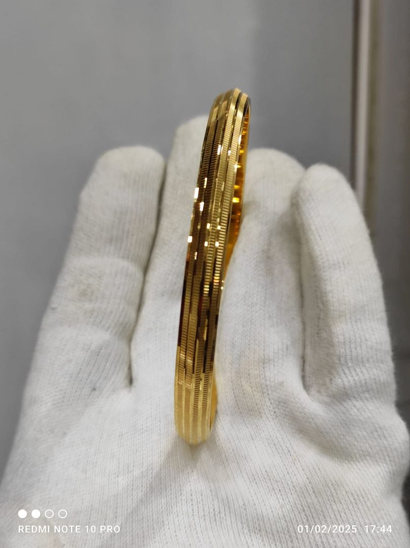 Gold Forming Gents Kada By Chokerset GFGK59SIZE-2.4