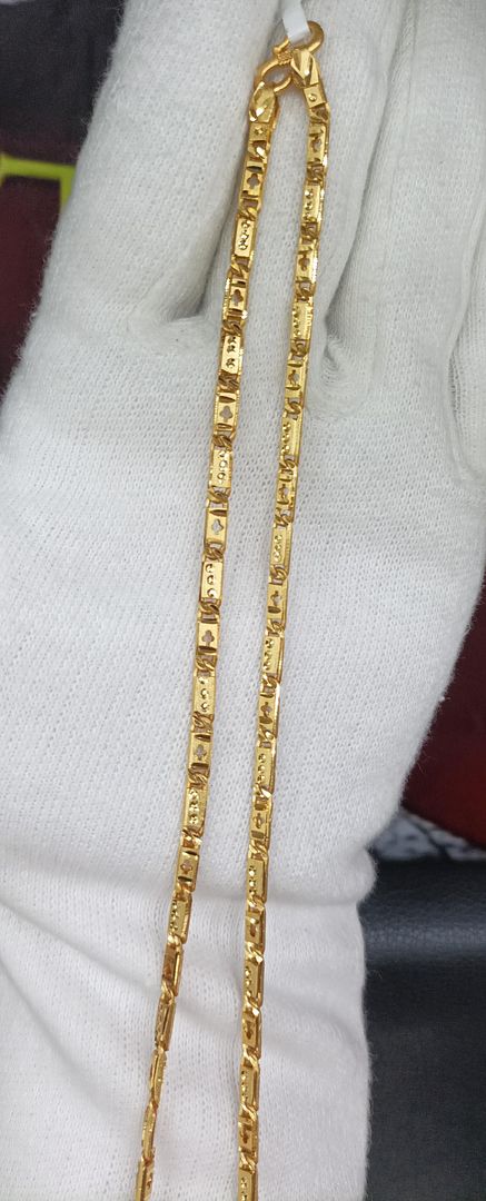 24 Size 100 Mg. Gold Forming Chain By Chokerset CHAIN9134