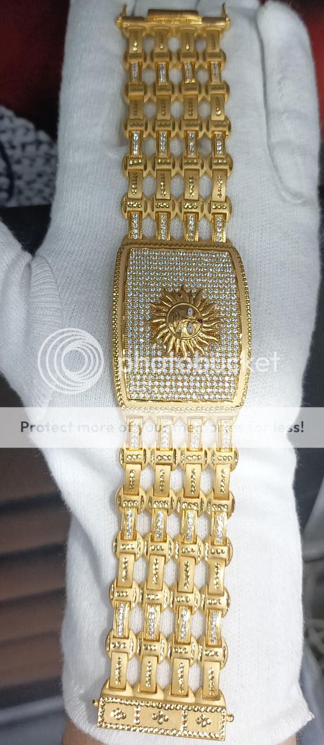8.5 Size 200 Mg. Gold Forming Bracelet By Chokerset BRACE365